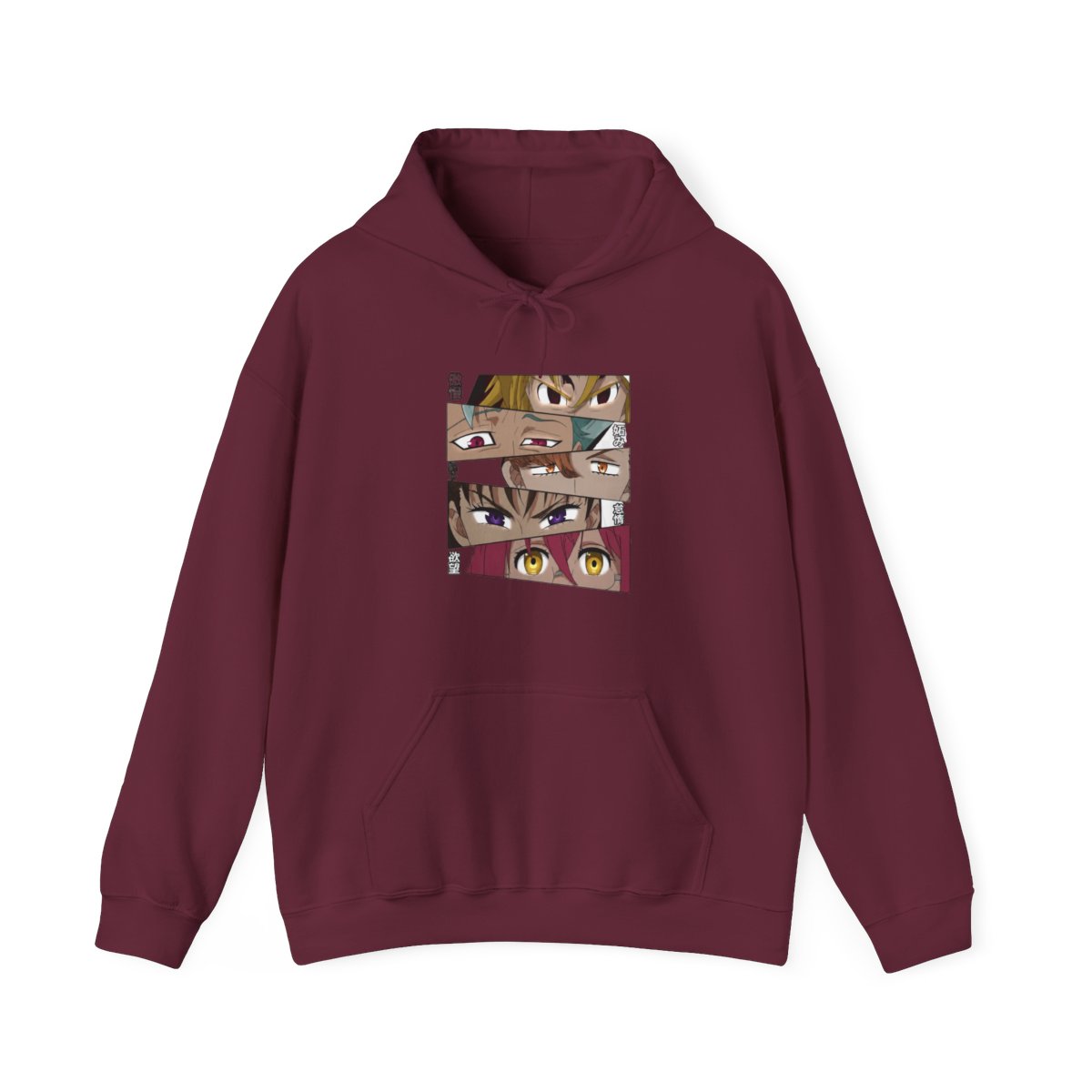 colanperd Anime The Seven Deadly Sins Hoodie Hoodie Streetwear Hip Hop Gift Black