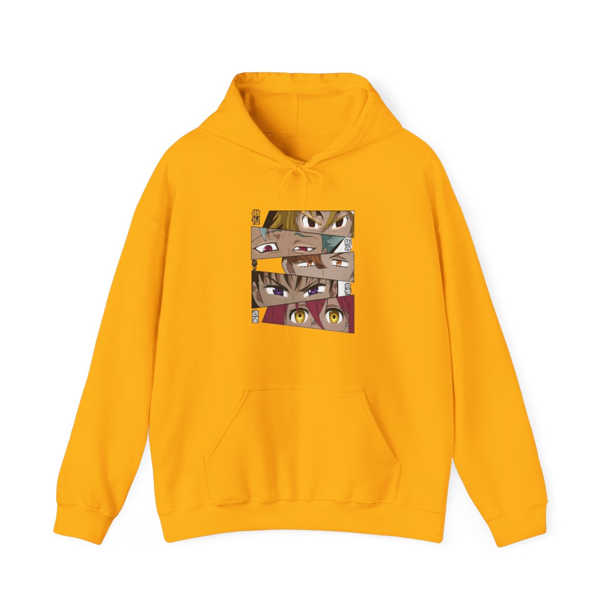 colanperd Anime The Seven Deadly Sins Hoodie Hoodie Streetwear Hip Hop Gift Black - alternate angle 2, merchandise