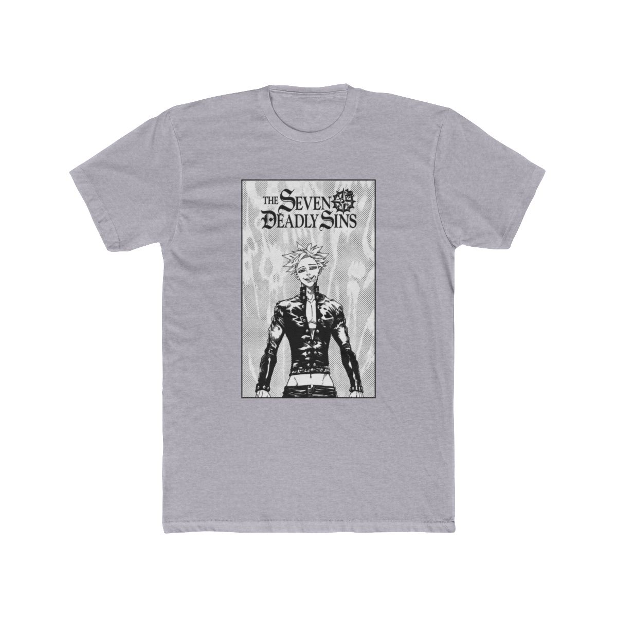 Seven Deadly Sins Ban Short Sleeve White T Shirt-Small | The Seven Deadly Sins - alternate angle 4, merchandise