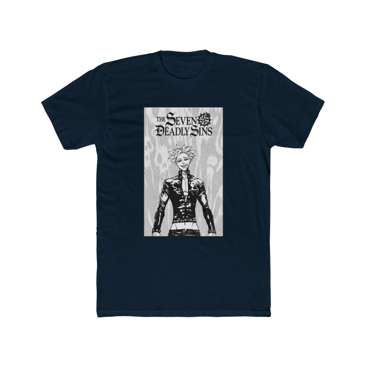Seven Deadly Sins Ban Short Sleeve White T Shirt-Small | The Seven Deadly Sins