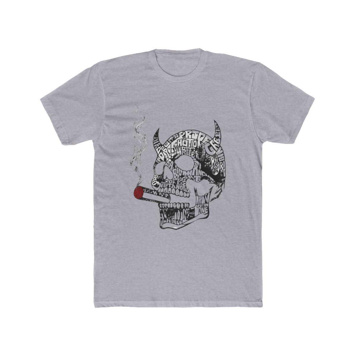 7 Deadly Sins Skull - s Word Art T Shirt | The Seven Deadly Sins - alternate angle 3, merchandise